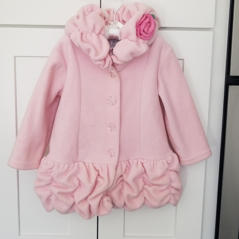 Pink coat size 2T